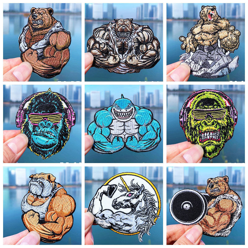 Muscle Bear Patches | Gym