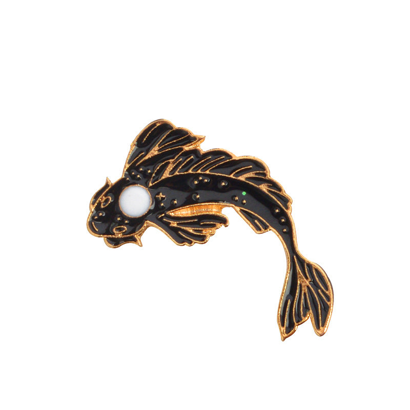 Koi fish Enamel Pin | Yin and yang