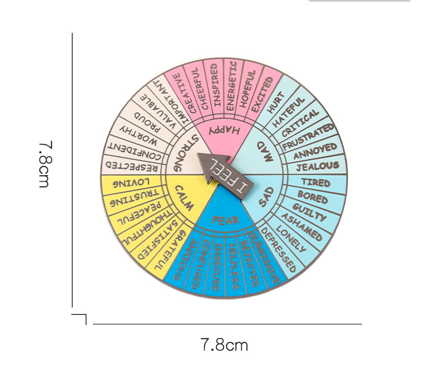Emotional Spinner Pin | Feeling | Inspiration