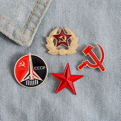 Soviet-Inspired Enamel Pin