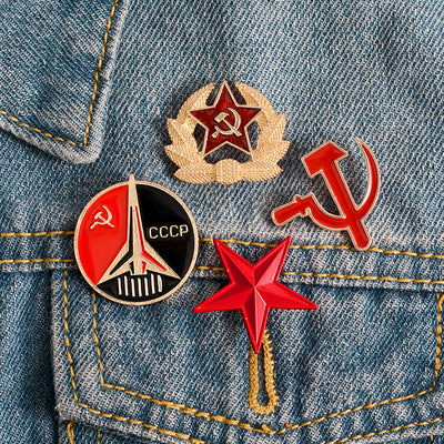 Soviet-Inspired Enamel Pin